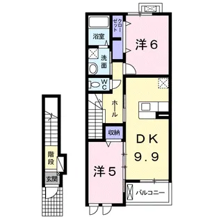 アヤソフィア【2階】の間取り