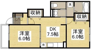 カルム カーサⅠ【1階】の間取り