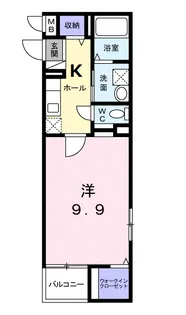 クレール壱番館【4階】の間取り