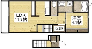 1LDKの間取り画像