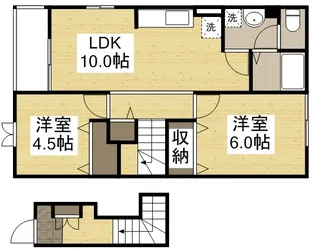 プロメナーデ【2階】の間取り