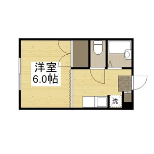 パルティール B【201号室】の間取り