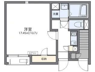 レオネクストカワセミ【1階】の間取り