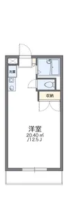 レオパレスグランデC【2階】の間取り