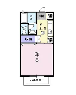 ピュシス【1階】の間取り