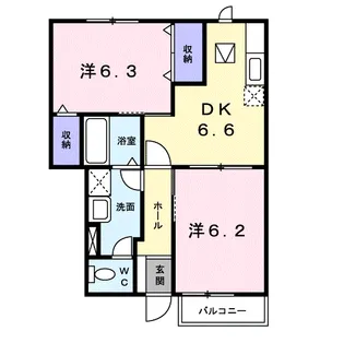 エクセレンス【1階】の間取り