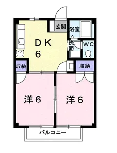 ニューシティ小野B【2階】の間取り