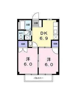 ニューシティグランママ【2階】の間取り