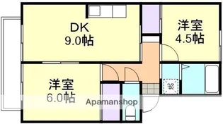 メゾンせとうちB棟【2階】の間取り