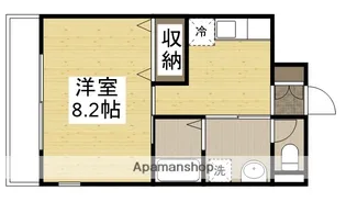 ビュー倉敷【6階】の間取り
