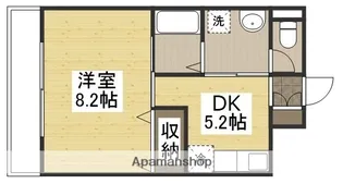 ビュー倉敷【3階】の間取り