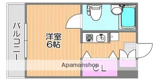ラ・メール撫川【1階】の間取り