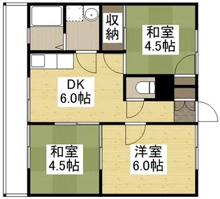 ビレッジ八浜【2階】の間取り