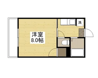 ステーションパレス Ⅰ【106号室】の間取り