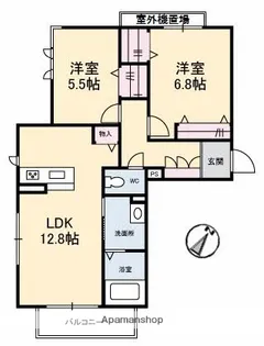 ラ ポール【3階】の間取り
