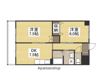 ヴィラグレイス中央【1階】の間取り