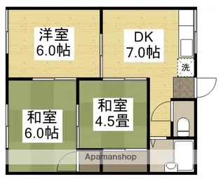 メゾンセントラル【106号室】の間取り
