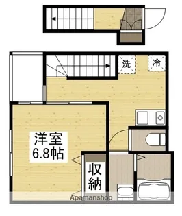 CASA WEST【2階】の間取り