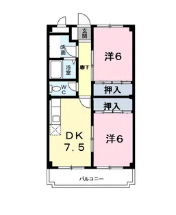 サンリーヴェ【1階】の間取り