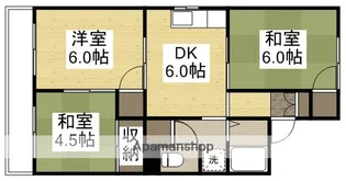 パークサイド勇崎【2階】の間取り