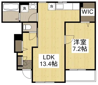ネオ グランジェ【1階】の間取り