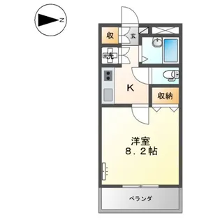 アプローズ【2階】の間取り