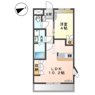 グランドウルス中島【2階】の間取り