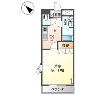 ラ・シュエット【1階】の間取り