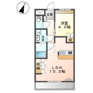 プリムロウズコート【2階】の間取り
