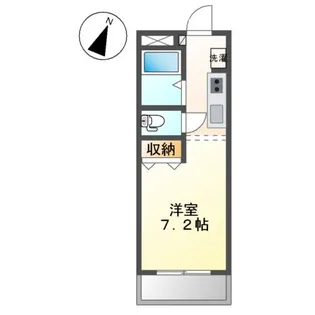 プリティマンション【2階】の間取り