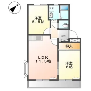 プロヴァンスB【1階】の間取り