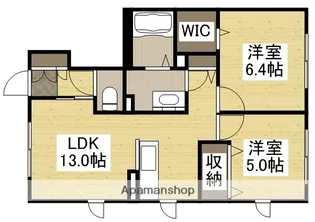 RAINBOW中島 D棟【1階】の間取り