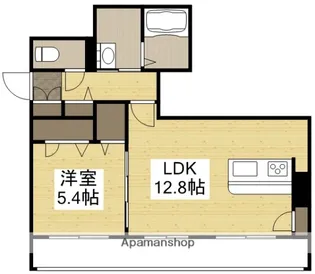ソルブライト B棟【3階】の間取り