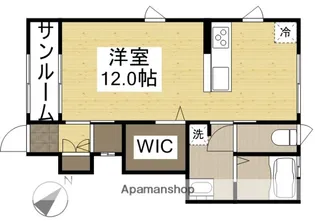フラットB【101号室】の間取り