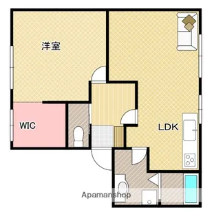 グレイス雅【103号室】の間取り