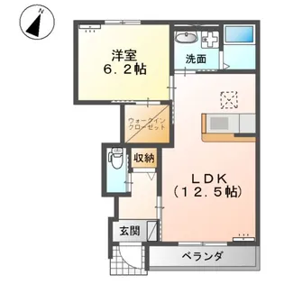 レーベンプラッツ【1階】の間取り