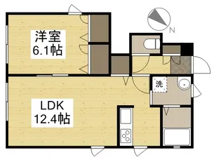 エクセランK A【1階】の間取り
