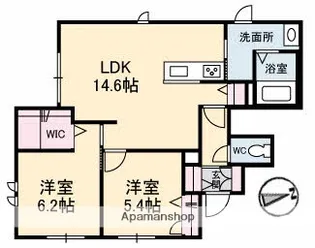 シャーメゾン・リラ(BELS認証)【1階】の間取り