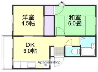 ファミール貝原A棟【2階】の間取り
