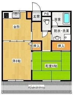 サンフラワーコート【1階】の間取り