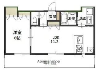 スプリームユウ【1階】の間取り