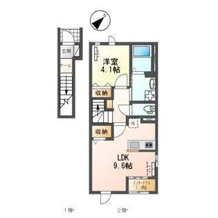 エピナール【2階】の間取り