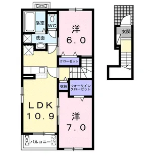 ベニアージュ C【2階】の間取り