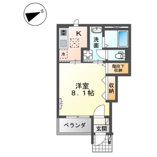 コン・テネレッツァ【1階】の間取り