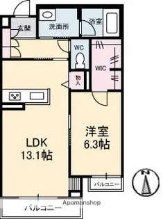 ロイヤルウイング【2階】の間取り