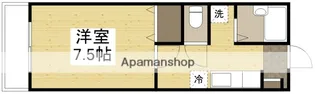 たなかハイツⅢ【1-B号室】の間取り