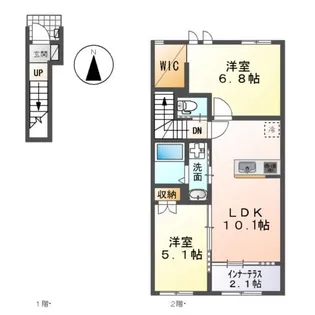 プリオール【2階】の間取り