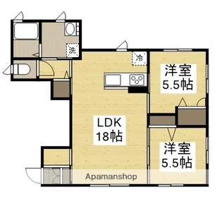 アービス24【101号室】の間取り