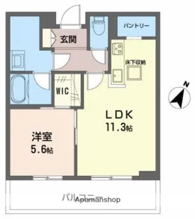 トリフォリア【1階】の間取り