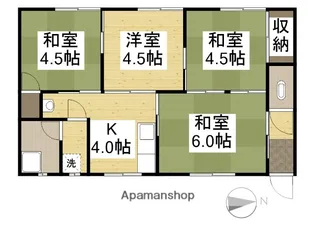 岡山県倉敷市玉島乙島【一戸建】の間取り